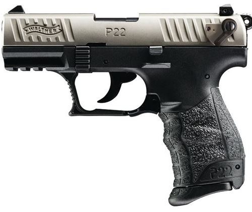 A101 Walther P22Q Nickel 22LR Rimfire Pistol