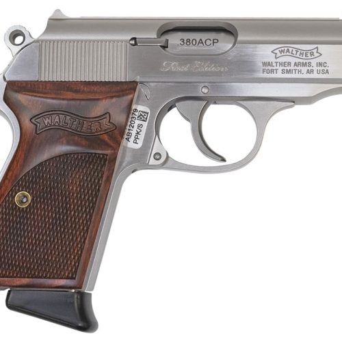A104 Walther PPK/S 380 ACP Stainless Carry Conceal TALO Exclusive with Wood Grips