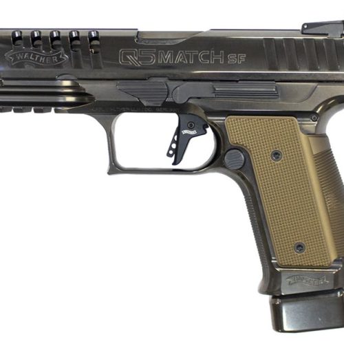 A109 Walther Q5 Match SF 9mm Meister Manufaktur Black Diamond Edition Pistol