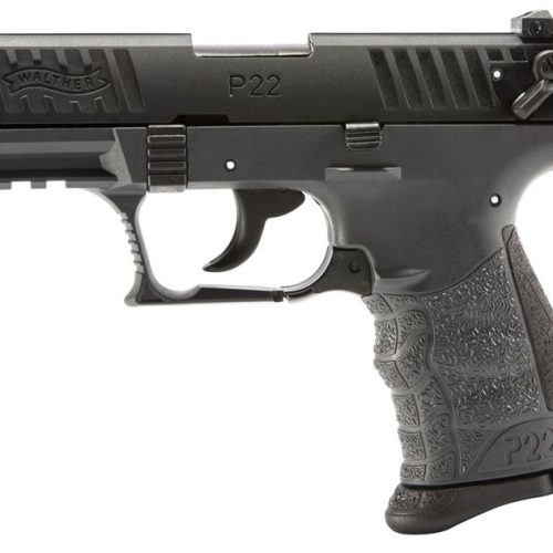 A19 Walther P22Q 22LR Rimfire Pistol with Tungsten Gray Polymer Frame