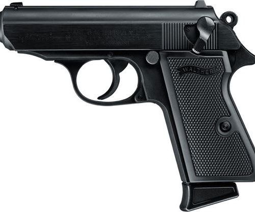 A24 WALTHER PPK/S 22LR BLACK 3.35 INCH BARREL