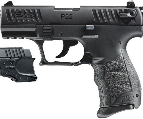 A40 Walther P22 22LR Rimfire Pistol with Laser