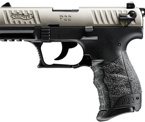 A43 Walther P22 Nickel 22LR Rimfire Pistol