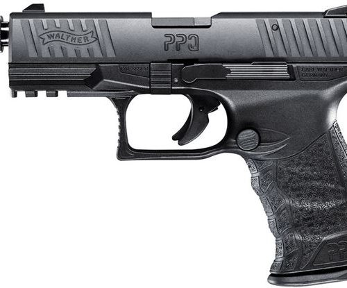 A50 Walther PPQ M2 Tactical 22LR Black Rimfire Pistol with Threaded Barrel